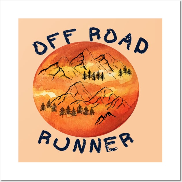 OFF ROAD RUNNER Wall Art by Funky Mama